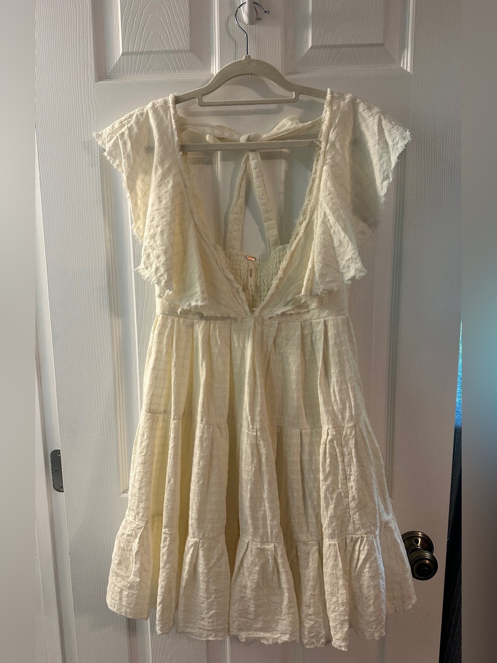 Free People Undone Mini Dress Size Small 100% Cotton